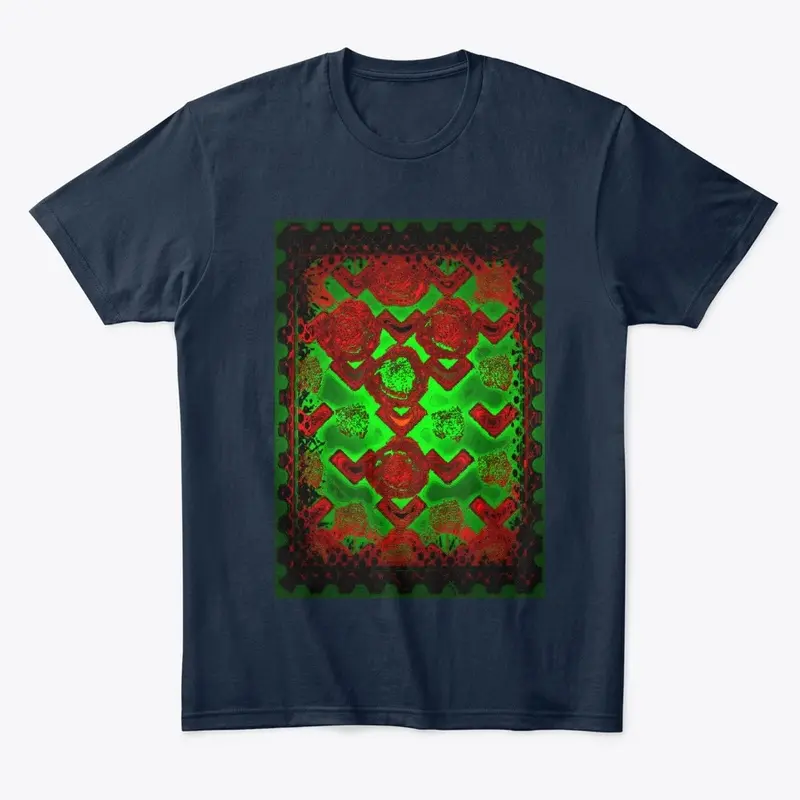 Brilliant Tribal Neon Cannabis T-shirt